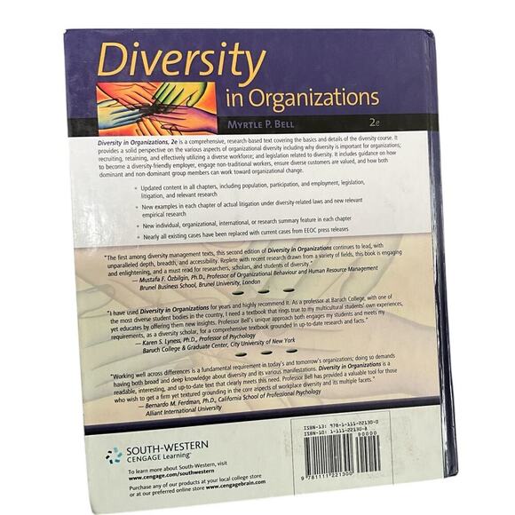 Diversity In Organizations By Myrtle P.Bell Good Condition Used College Text - Picture 4 of 8